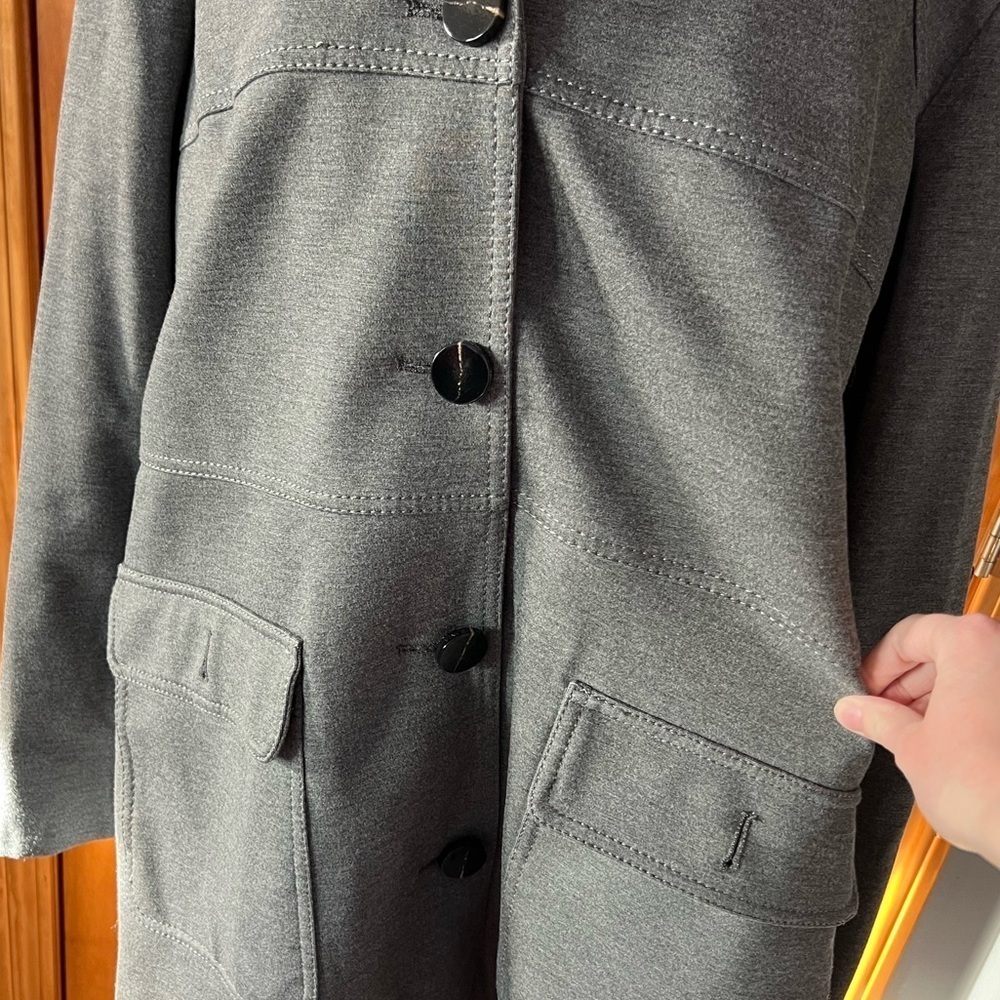 Vince Camuto Women’s Gray Coat - Picture 4 of 9